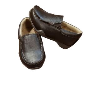 The Children's Place baby boy brown dress casual shoes size 5